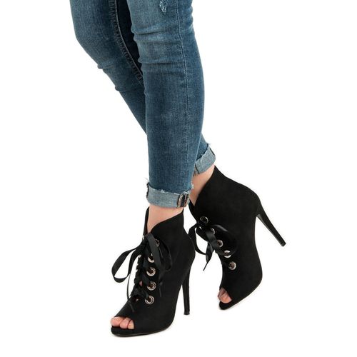 Wiązane Botki Open Toe r.38 na Arena.pl