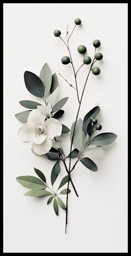 Plakat 50x100cm Papierowy Kwiat na Arena.pl