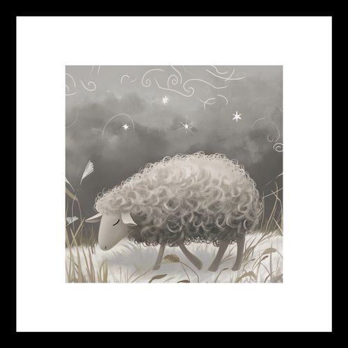 Plakat 20x20cm Bujna Owca na Arena.pl