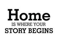 120CM 80CM OBRAZ NAPIS HOME YOUR STORY DRUK