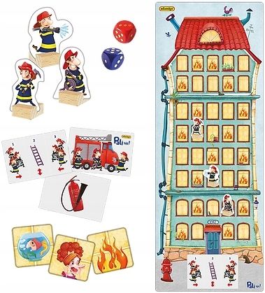 PALI SIĘ! GRA RODZINNA PLANSZOWA 3+ ADAMIGO na Arena.pl