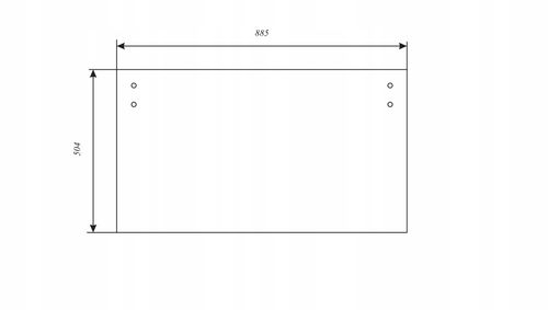 Szyba tylna dolna - tył dolny CAT Seria C i D 8y7262, 164-1304 na Arena.pl