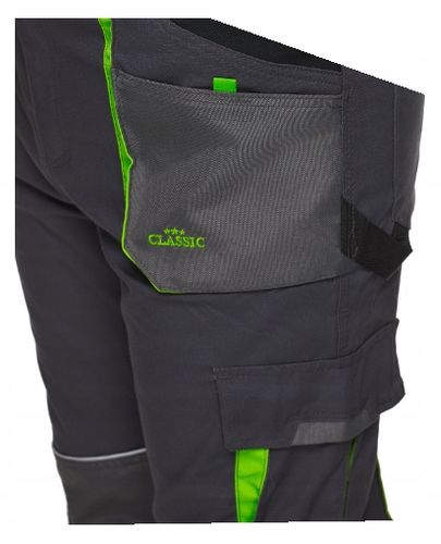 SPODNIE ROBOCZE OGRODNICZKI MĘSKIE ELASTYCZNE WZMACNIANE STRETCH na Arena.pl