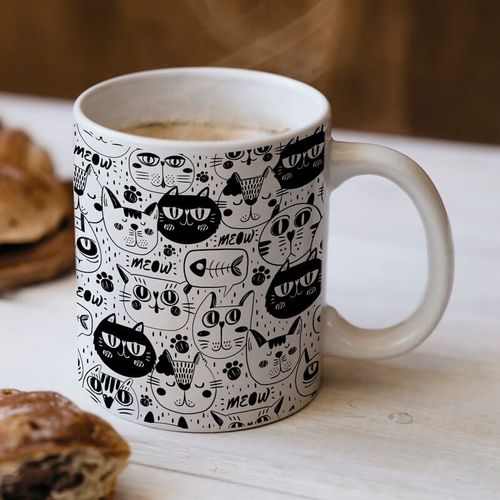 Kubek z nadrukiem - Koty na Arena.pl