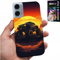 ETUI DO MOTOROLA G24 / G04 - MONSTERTRUCK, CIĘŻARÓWKA, WZORY + FOLIA