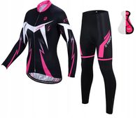 STRÓJ ROWEROWY DAMSKI X-TIGER GETRY ŻEL KOSZULKA