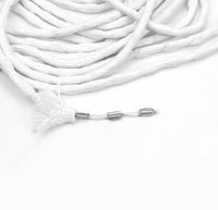 Taśma Ołowiana Obciążnik do Zasłon Firan 150g 5m Biała Poliester Gładka