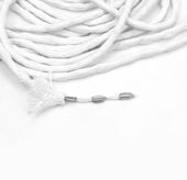 Taśma Ołowiana Obciążnik do Zasłon Firan 150g 5m Biała Poliester Gładka