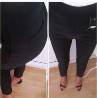 SPODNIE DAMSKIE CYGARETKI RURKI ELEGANCKIE ELASTYCZNE KC01 C r.2XL/3XL