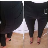 SPODNIE DAMSKIE CYGARETKI RURKI ELEGANCKIE ELASTYCZNE KC01 C r.2XL/3XL