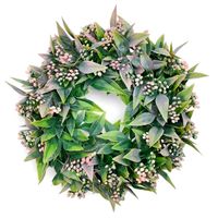 WIANEK NA DRZWI WIOSENNY STROIK DEKORACYJNY DO ZAWIESZENIA NA STÓŁ 30cm