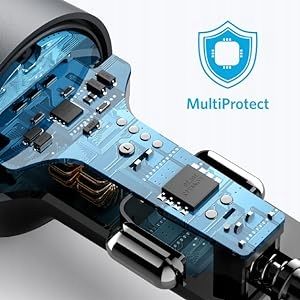 Ładowarka Samochodowa Anker PowerDrive III Duo 2xUSB-C 40W PoweriQ 3 PD QC na Arena.pl