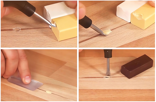 Zestaw do naprawy paneli mebli drewna WOSK NAPRAWCZY RETUSZERSKI na Arena.pl