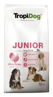 Tropidog Premium Junior Indyk Z Ryżem 12kg