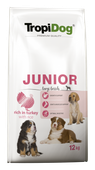 Tropidog Premium Junior Indyk Z Ryżem 12kg