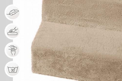 Schodki dla psa 3-stopnie tapicerowane piaskowe podest dla psa do kanapy na Arena.pl