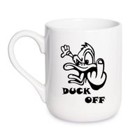 KUBEK "DUCK OFF" Wzór - Elegant Coffee 330 ml