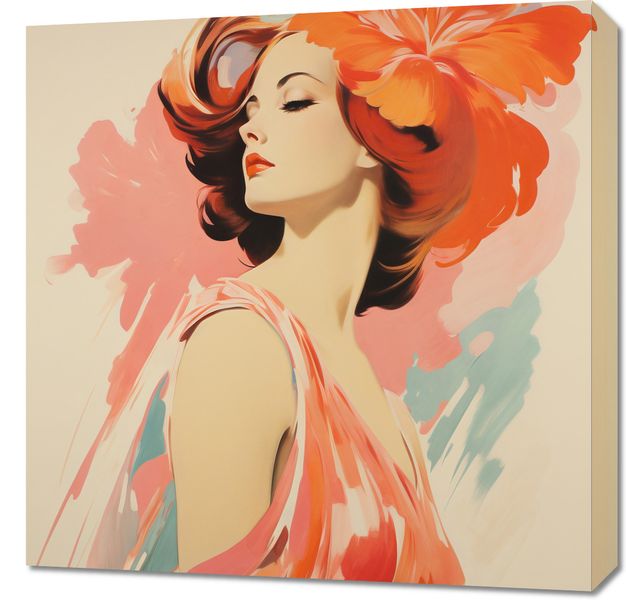 Obraz 60x60cm Kwiatowa Melodia zdjęcie 1