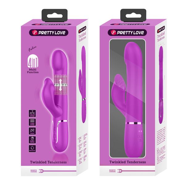 Pretty Love - Twinkled Tenderness Purple, 7 Vibration Functions 4 Rolling zdjęcie 12