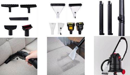 ODKURZACZ PIORĄCY DO TAPICERKI DYWANÓW PRANIA ZESTAW MOKRO SUCHO 2000W XXL na Arena.pl