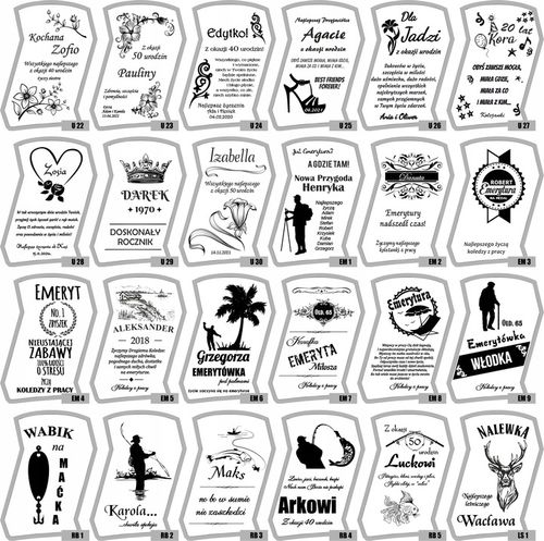 Zestaw do Whisky Karafka dwie szklanki z GRAWEREM na Arena.pl