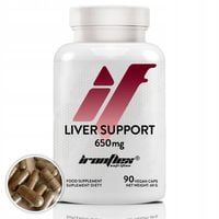 IRONFLEX LIVER SUPPORT 90 kaps vege KARCZOCH OSTROPEST ZDROWA WĄTROBA DETOX