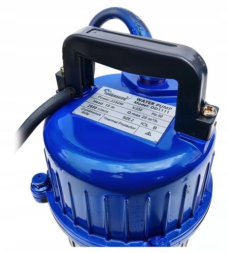 POMPA DO WODY BRUDNEJ CZYSTEJ ZANURZENIOWA SITKO SITO SZAMBA SCIEKÓW 3350W na Arena.pl