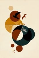 Plakat 67,5x100cm Kosmiczne Migracje