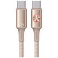 kabel usams huan series sj751 240w usb-c do usb-c 1,2 m tytanowy