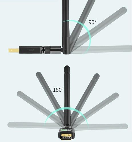 KARTA SIECIOWA BLUETOOTH 5.0 +WiFi ADAPTER USB 600Mbps Dual Band na Arena.pl
