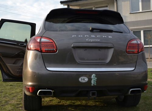 Porsche CAYENNE 2 II - Listwa chrom chromowana. na klapę bagażnika Tuning na Arena.pl