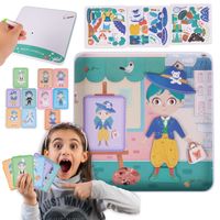 Układanka Ubieranie Dziewczynki Modelka 62 Puzzle