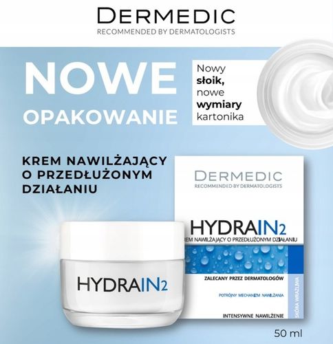 DERMEDIC HYDRAIN 2 Krem nawilżający do twarzy na dzień i noc 50 ml na Arena.pl