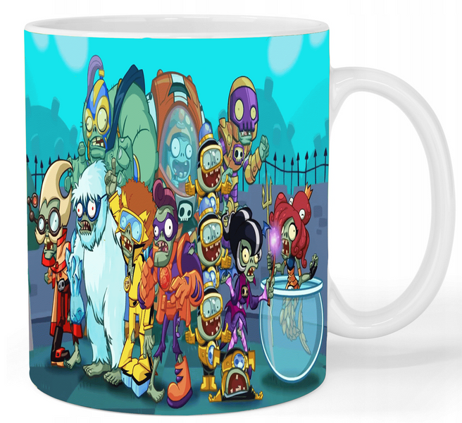 Kubek ceramiczny Plants vs Zombie zdjęcie 1