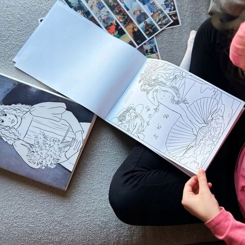 Teczka pełna kolorowanek - 90 obrazów mistrzów! POLSKI PRODUKT na Arena.pl