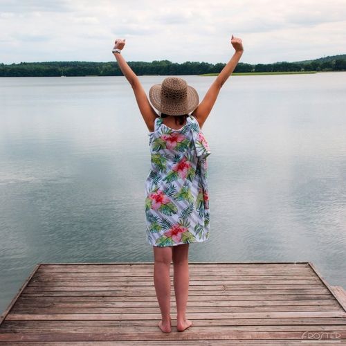 Ręcznik Sukienka - Monstera na Arena.pl
