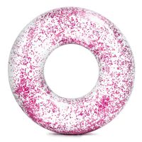 Brokatowe koło do pływania 107x27 cm  INTEX 56274 różowe