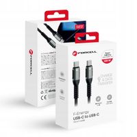 2 x FORCELL F-ENERGY C260 kabel Typ C do Typ C QC4.0 PD 5A 100W Cafule 1,2