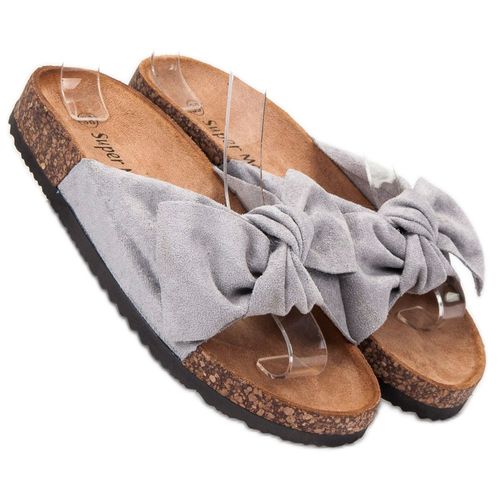 Modne Szare Klapki r.38 na Arena.pl