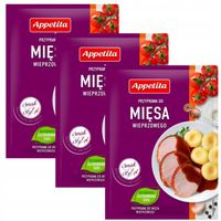 Appetita Przyprawa do mięsa wieprzowego 20 g x 3 sztuki