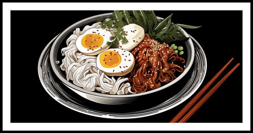 Plakat 91,3x44,5cm Ramen w Sztuce na Arena.pl