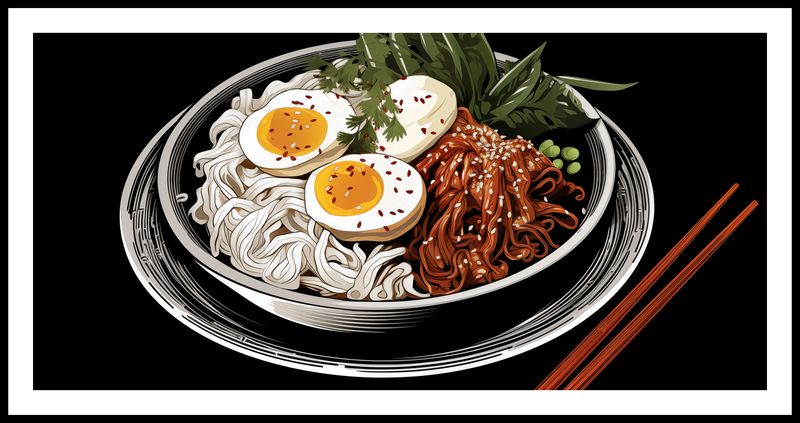 Plakat 91,3x44,5cm Ramen w Sztuce zdjęcie 3
