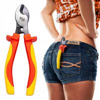 Nożyce do cięcia Kabli 6" CDL06 160mm VDE 1000V dla elektryka