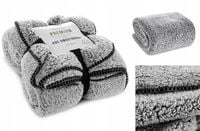 Koc Narzuta 170x210 Sherpa Eurofirany Gruby 250gsm Na Prezent Designerska