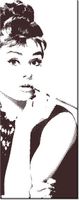 100CM 40CM OBRAZ ŚCIENNY AUDREY HEPBURN DRUK