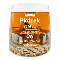 SZKLANKA DO WHISKY KROSNO prezent dla faceta mężczyzny na 18-99 urodziny