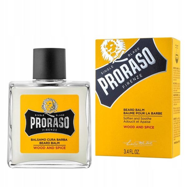 PRORASO Balsam do brody Wood & Spice 100ml zdjęcie 1