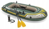 PONTON SEAHAWK 2 + WIOSŁA + POMPKA 236x114x41 cm - INTEX 68347 model 2025