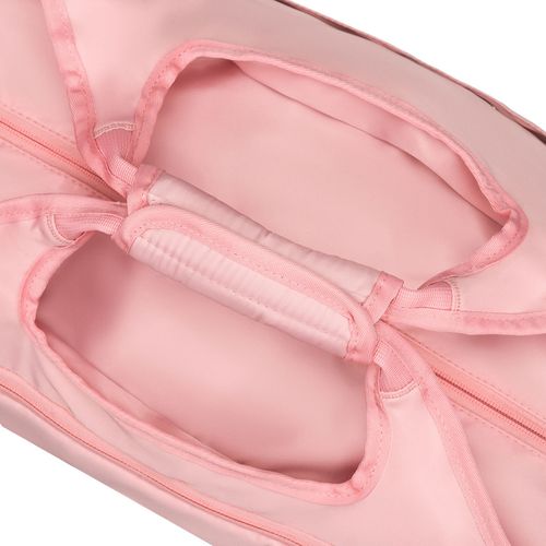 weekendowa torba podróżna z poliestru w różowym kolorze zamykana na suwak na Arena.pl