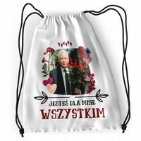 Plecak Dla Kaczyńskiego Sportowy Szkolny Worek Z Nadrukiem Ze Zdjęciem